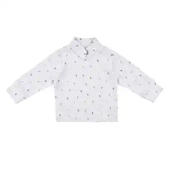 Tottus Cafarena algodón fullprint bebé talla 24m gris letras oferta