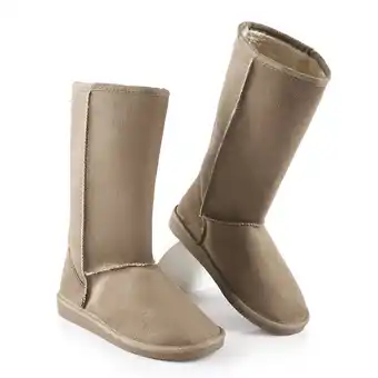 Tottus Botas básicas mujer talla 36 beige oferta