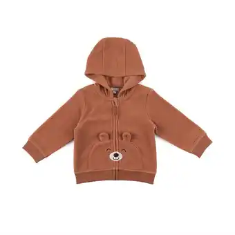 Tottus Polera polar bebé talla 9m marron osito oferta