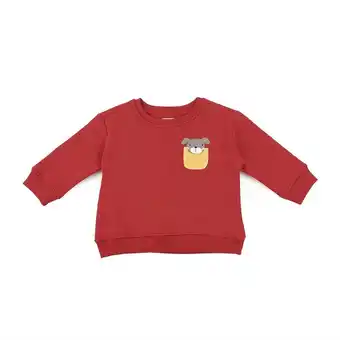 Tottus Polera franela bebé talla 18m rojo oferta