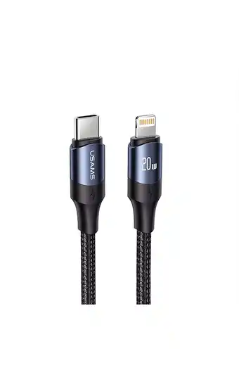 Tiendas EFE Cable type-c a lightning 20w pd 3m negro oferta