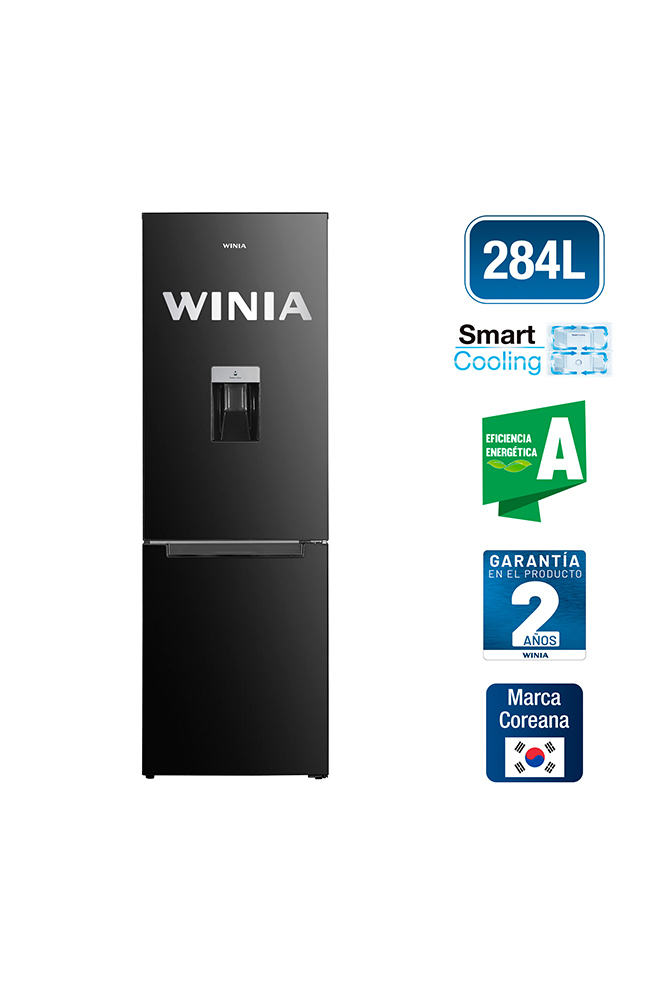 Tiendas EFE Refrigeradora winia bottom freezer 284l wrb-28hcbd oferta