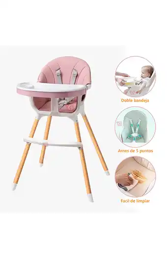Tiendas EFE Silla de comer fija lunch pink oferta