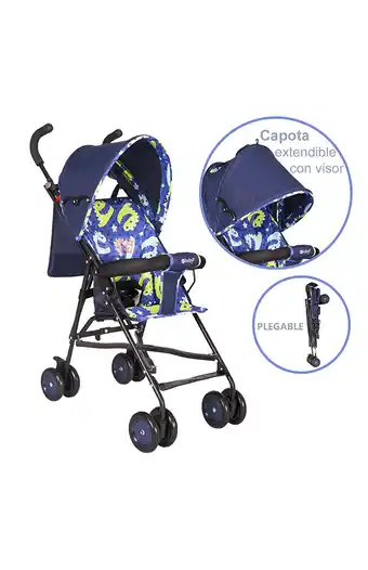 Tiendas EFE Coche bastón paragua fresh style azul oferta