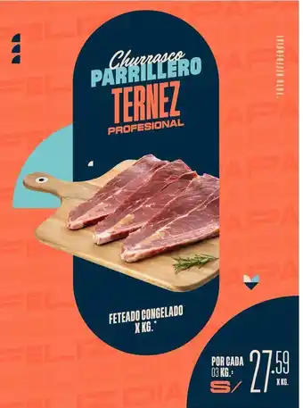 Makro Churrasco parrillero ternez profesional kg oferta