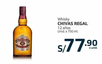 Makro Whisky chivas regal 12 años unid. x 750 ml. oferta