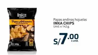 Makro Papas andinas hojuelas inka chips unid. x 142 g. oferta