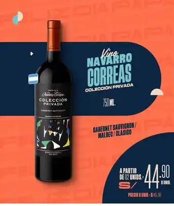 Vino navarro correas 750ml