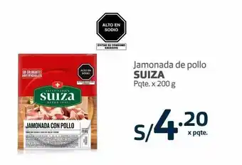 Makro Jamonada de pollo suiza pqte. x 200 g oferta