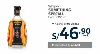 Makro Whisky something special unid. x 750 ml. oferta