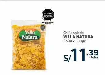 Makro Chifle salado villa natura bolsa x 500 gr. oferta