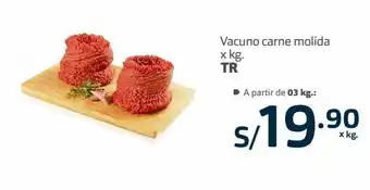 Makro Vacuno carne molida x kg. tr oferta