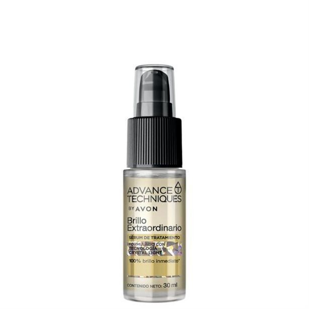 Avon Advance techniques sérum de tratamiento brillo extraordinario formulado crystal light 30 ml oferta