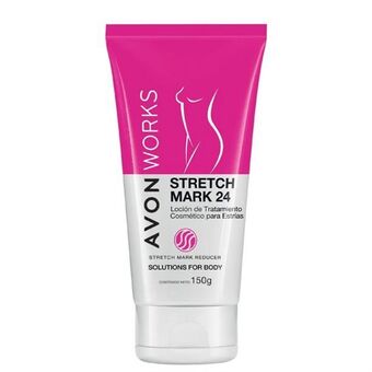 Avon Avon works loción de tratamiento para estrías stretch mark 150 g oferta