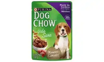 Freshmart Purina dog chow adulto picnic de cordero trozos jugosos - sobre 100 gr - unidad oferta