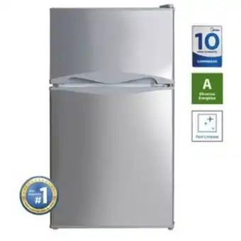 Frigobar 2 puertas 87 lts midea mrtd04a4...