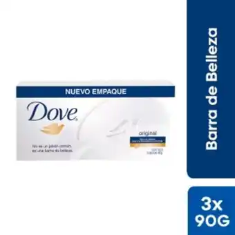 InkaFarma Jabón dove cremoso original - pack 3 un oferta