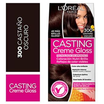 Mifarma Tinte para cabello casting creme gloss castaño oscuro # 300 - caja 1 un oferta