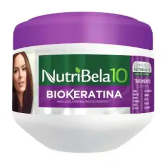 Mifarma Crema para el tratamiento capilar nutribela 10 biokeratina - pote 300 ml oferta