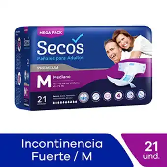 InkaFarma Pañales adultos talla m secos premium - bolsa 21 un oferta