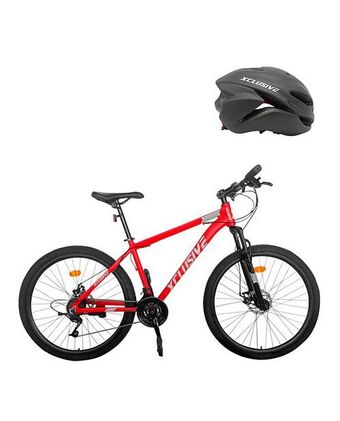 Tiendas EFE Bicicleta xclusive aro 29 rg + casco mtb rojo m oferta