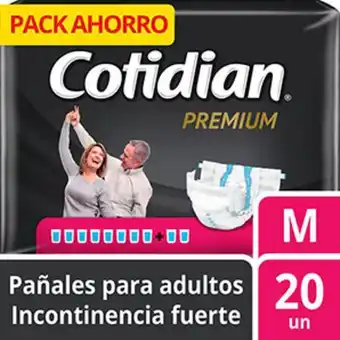 InkaFarma Pañales para adulto cotidian premium talla m - bolsa 20 un oferta