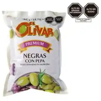 Freshmart Aceitunas negras seleccionadas enteras el olivar - bolsa 1 kg - unidad oferta