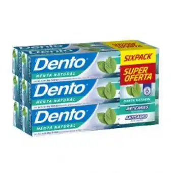Freshmart Crema dental menta dento - sixpack 80 gr - unidad oferta
