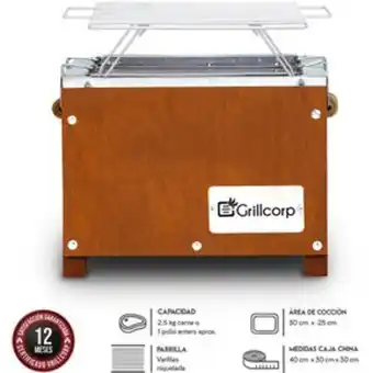 Linio Caja china mini caoba + parrilla de vari... oferta