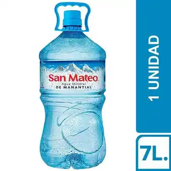 Vivanda Agua mineral san mateo sin gas bidón 7l oferta