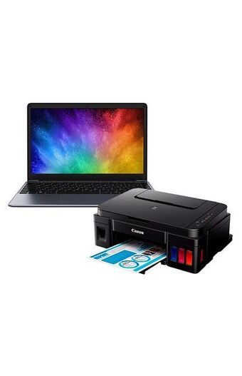 Tiendas EFE Laptop chuwi herobook pro 14.1' + impresora inalámbrica multifuncional pixma g3110 oferta