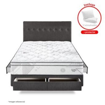 Paraiso del Perú Dormitorio con cajones pocket advance | king oferta