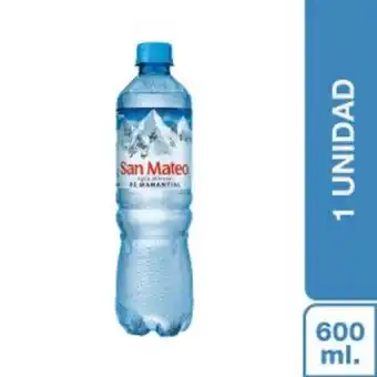 Freshmart Agua mineral sin gas san mateo - botella 600ml - unidad oferta