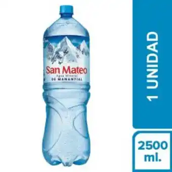 Freshmart Agua san mateo sin gas - botella 2.5 l - unidad oferta