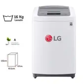 Lg lavadora 16 kg wt16wpb smart inverter