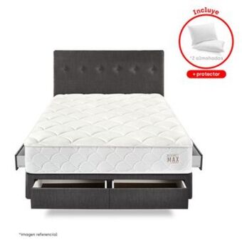 Paraiso del Perú Dormitorio con cajones pocket max | queen oferta