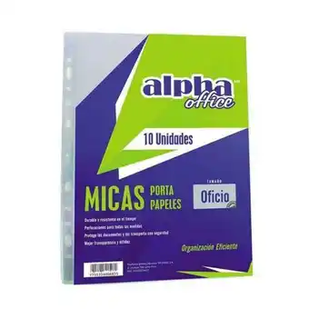 Comercial Li Micas portapapel alpha pvc oficio x10 oferta