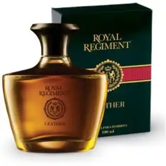 Colonia para hombre leather royal regiment - envase 50 ml - unidad