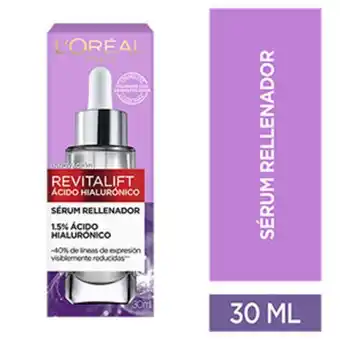 InkaFarma Sérum facial revitalift l'oreal paris skin care ácido hialurónico - frasco 30 ml oferta