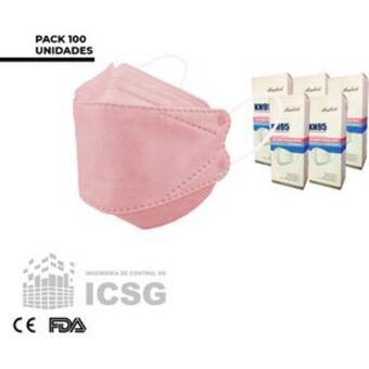 Linio Mascarilla kn95 certificada fish shape x... oferta