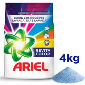 Freshmart Detergente en polvo ariel revitacolor 4kg - unidad oferta