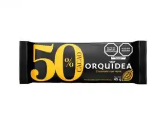 Freshmart Chocolate con leche 50% cacao orquidea - envase 45 grs - unidad oferta