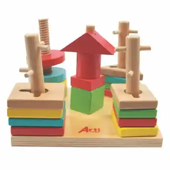 Comercial Li Juego didactico arti creativo plantado geo color oferta