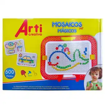 Comercial Li Juego arti creativo mosaicos magic pegs x500 piezas oferta