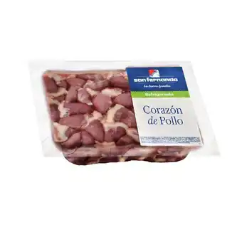 San Fernando Corazón de pollo fresco termoformado x und. (rango 0.8 kg y 0.95 kg) oferta