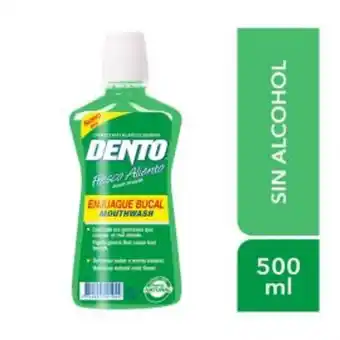 Freshmart Enjuague bucal menta natural dento 500ml - unidad oferta
