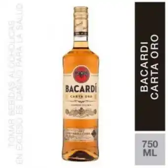 Freshmart Ron carta oro -bacardi - botella 750 ml - unidad oferta