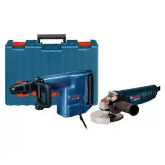 Maestro Combo martillo demoledor sds max 1500w gsh 11 e + esmeril angular gws 850 oferta
