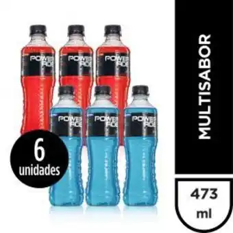 Freshmart Rehidratante multisabor powerade - botella 473ml (pack x6) - pack oferta