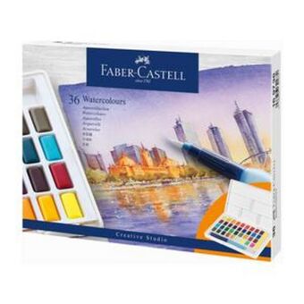 Tai Loy Set x36 acuarelas pastillas + pincel faber castell oferta